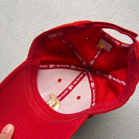 New Era China World International Baseball red Hat OS adjustable unisex - Picture 3 of 8